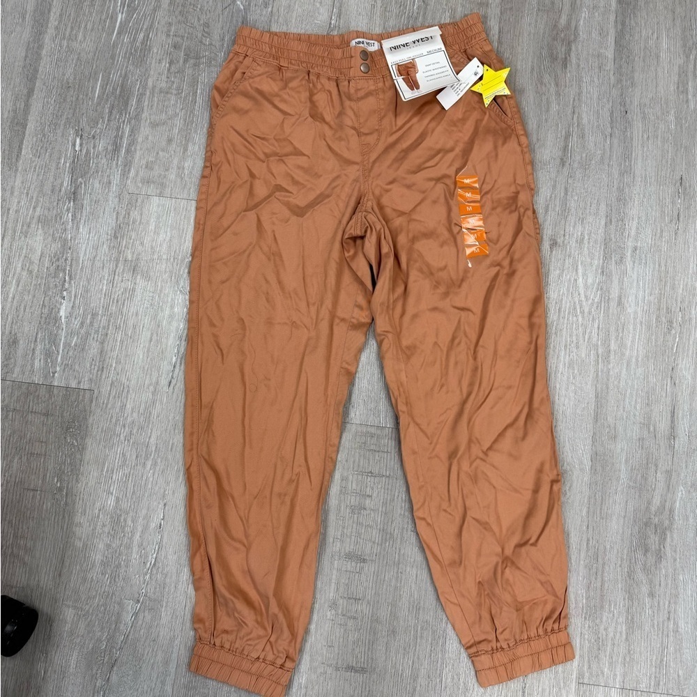 Nine West Peach Joggers - New - Size M